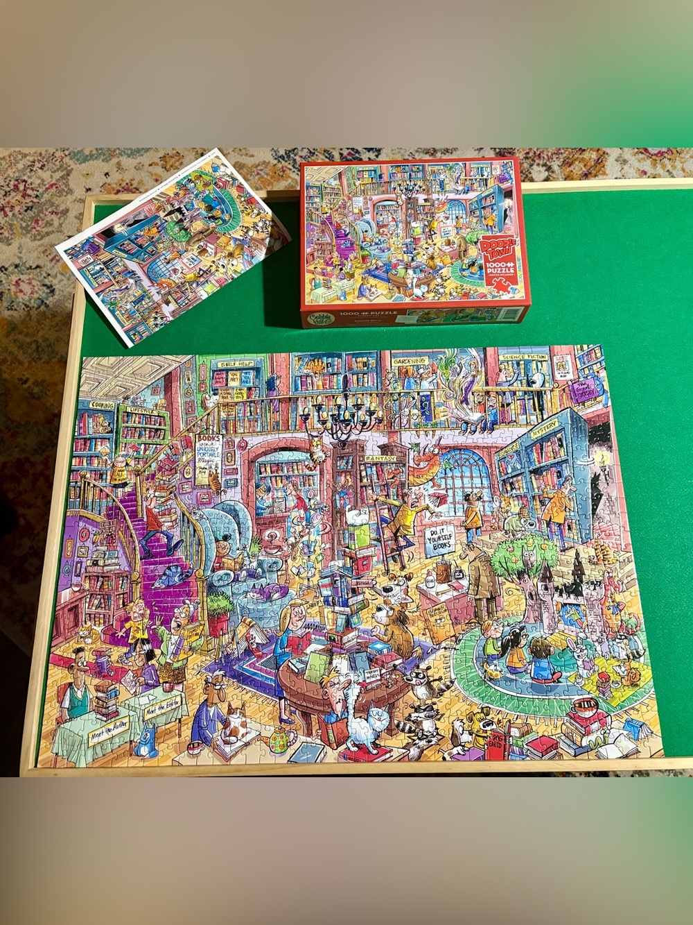 Cobble Hill 1000 Piece Doodle Town Puzzle